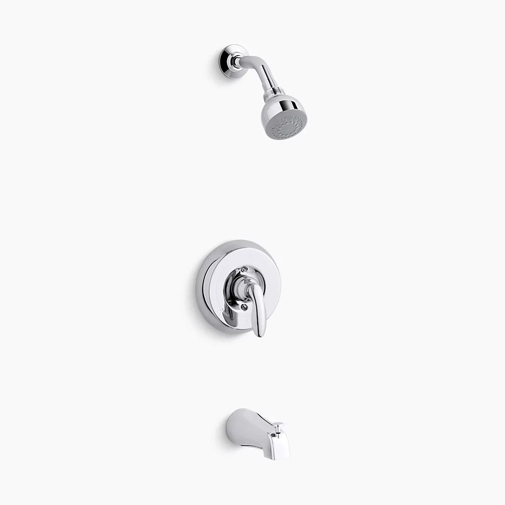 Kohler Coralais Bath/Shower Trim 1.5 with Slip-Lever — TS15601-4SH-CP